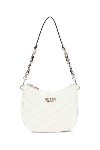 Guess Women's Tamsin Top Zippered Shoulder Bag - White