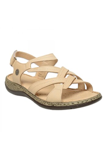 Mammamia D25Ys-2530 Daily Beige Women's Sandals