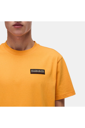 Napapijri Men's yellow t-shirt s-iaato Napapijri