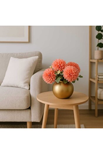 DNZDESIGN Fanus,Gold,12X15,Decorative Object,Vase,Scandinavian -Dnz