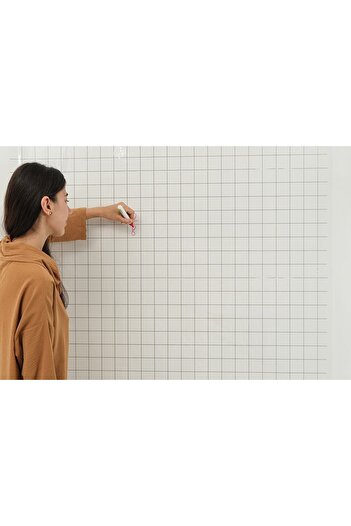 TutturX Kareli Şeffaf Tahta 120 x 150 cm
