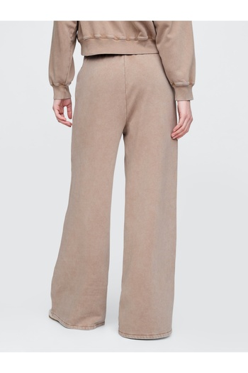 GAP Kadın Pembe VintageSoft Wide-Leg Baggy Eşofman Altı