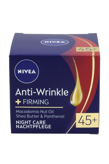 NIVEA FACE CREAM 50ML ANTI-WRINKLE FIRMING NIGHT 45