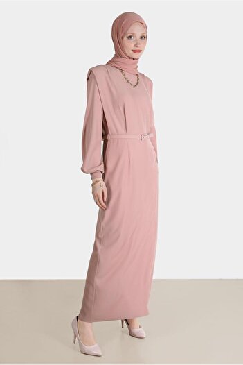 Alvina Belted Wadding Look Dress - 42530