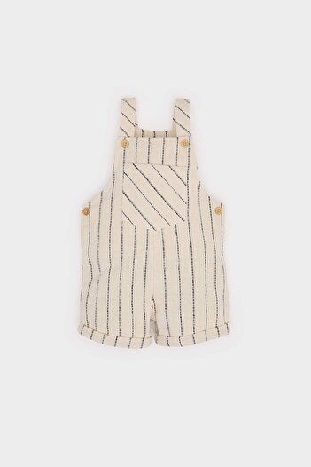 DeFacto Baby Boy Striped Salopet Jumpsuit C5244A525Sm