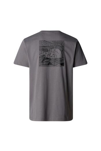 THE NORTH FACE Men's Ss Box Nse Celebration T-Shirt Grey-Xl
