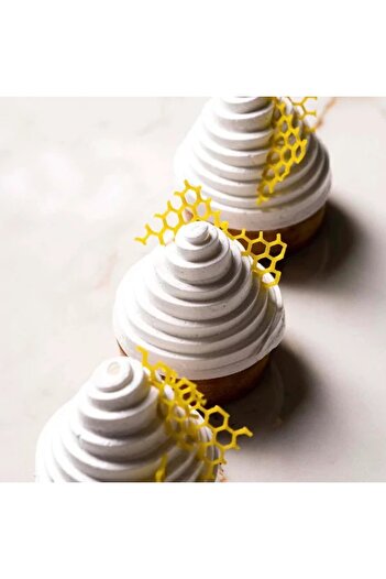 La Pavoni Silicone mold for decoration, Pavoni Honey Pattern, 2 cavities, 300×200×3h mm