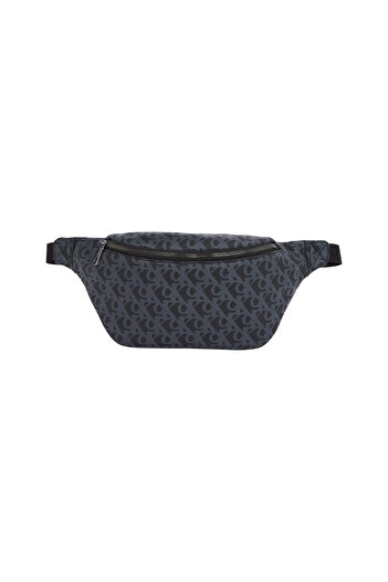 Calvin Klein Calvin Klein Men Natural Black Matte Aop Sq Waistbag