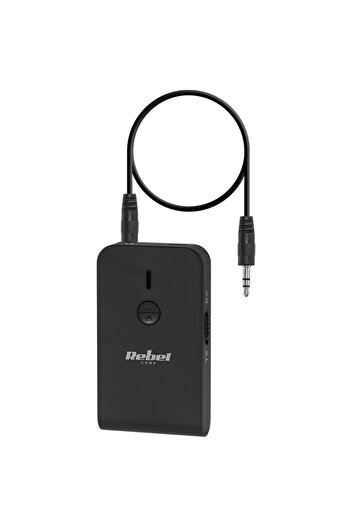 Rebel Receptor audio Bluetooth Rebel B10, microfon incorporat (Negru)