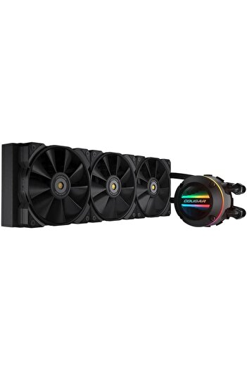 Cougar Cougar Poseidon GT 360 AIO CPU Cooler, RGB lighting, 3x120 mm, 2000 rpm, PWM (Black)