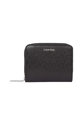 Calvin Klein Ck Must Medium Coffee Women's Wallet with Zipper