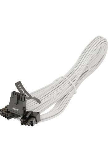 Seasonic Cablu Modular Seasonic SS2X8P-12VHPWR-600W-90-WHITE, 12VHPWR, SS2x8P, Conector unchi 90 grad, 600 W