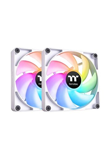 THERMALTAKE Set 2 ventilatoare Thermaltake CT120 120mm aRGB, Alb