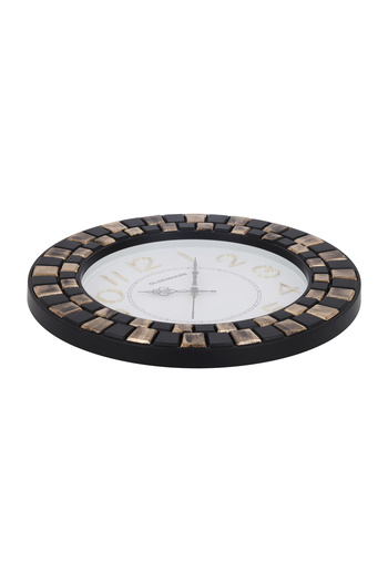 Olsenmark Round Wall Clock OMWC1921 WallMounted, Battery Operated and Durable and 2 YEAR WARRANTY