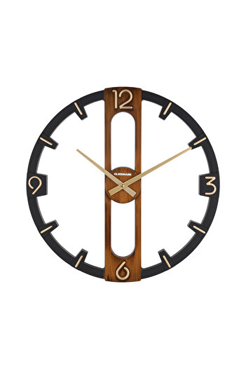 Olsenmark Round Wall Clock OMWC1926 WallMounted, Battery Operated and Durable and 2 YEAR WARRANTY