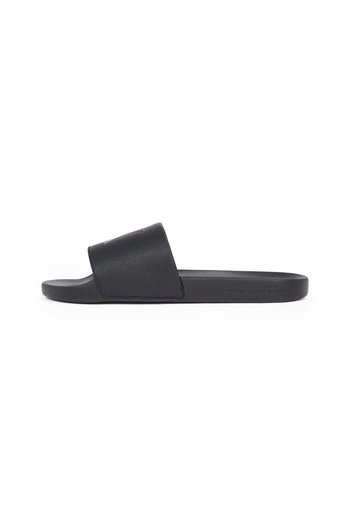 Calvin Klein Men Triple Black Canvas Logo Sliders