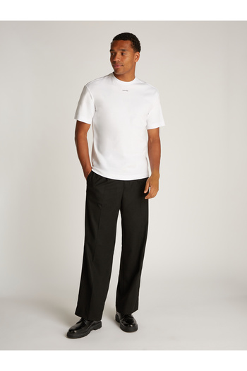 Calvin Klein Calvin Klein Men White Nano Logo Interlock Short Sleeve T-Shirt