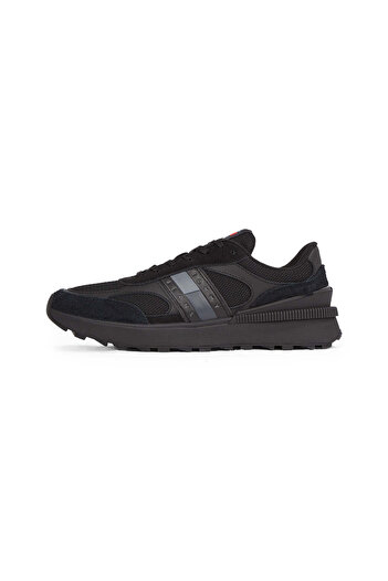 Tommy Hilfiger Erkek Siyah Sneaker