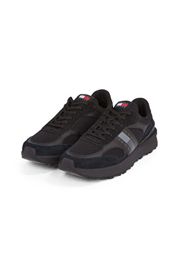 Tommy Hilfiger Erkek Siyah Sneaker