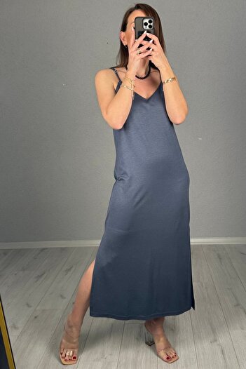 lady special Καθημερινό φόρεμα με λουράκι Modal