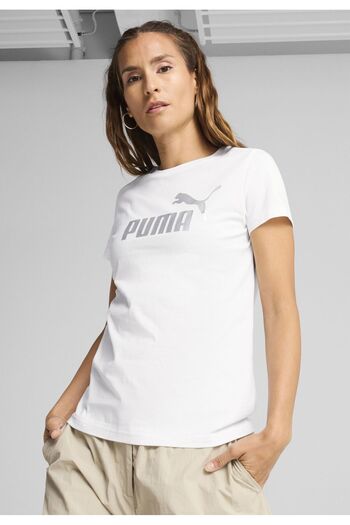 Puma ESS METALLIC Νο. 1 Λογότυπο Γυναικείο Μπλουζάκι
