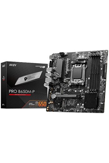 MSI Placa de baza MSI PRO B650M-P, AMD B650, Socket AM5, mATX