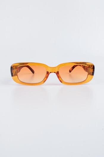 By Marine Women's Orange UV 400 Protected Sunglasses 23ft3583cr08