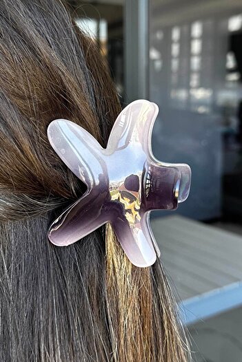 TAKIŞTIR Black Color Starfish Figured Latch Buckle