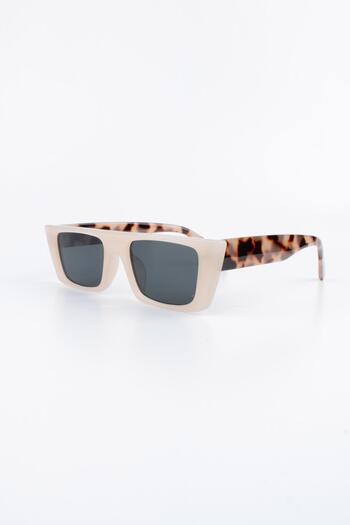 Silvio Monetti Women's Cream UV 400 Protected Sunglasses 23sm6033r04