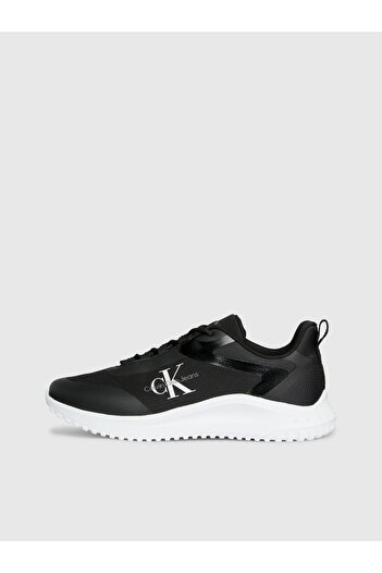 Calvin Klein Calvin Klein Men Black & Bright White Eva Runner Low Sneakers