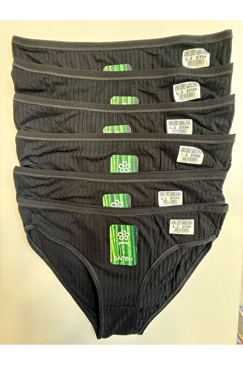 YILDIZ BAMBOO DERBY Lycra ΜΠΙΚΙΝΙ ΕΣΩΡΟΥΧΟ 6 ΣΥΣΚΕΥΑΣΙΑ ΜΑΥΡΟ ΑΣΤΕΡΙ KOD4190S