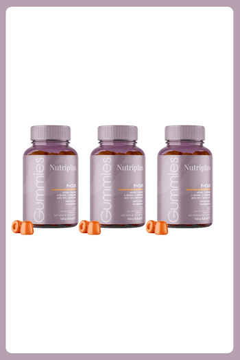 Farmasi Nutriplus Focus Gummy Peach Flavored 60 Pcs- 3 Pieces