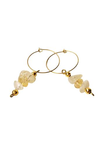 ayrestyle Citrine Crystal Dangle Women's Earrings