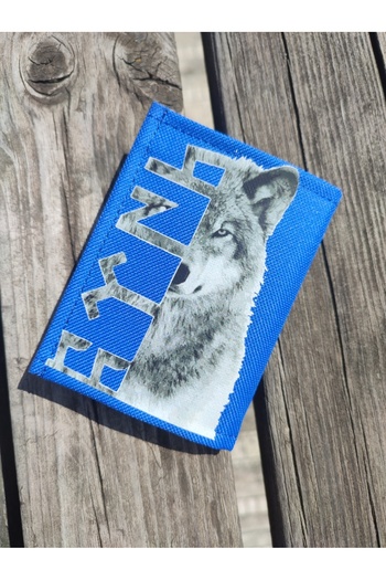 JANJAN Sports Wallet, Unisex Wallet with Velcro, Zipper, Keychain, Coin Compartment, Fabric Wallet