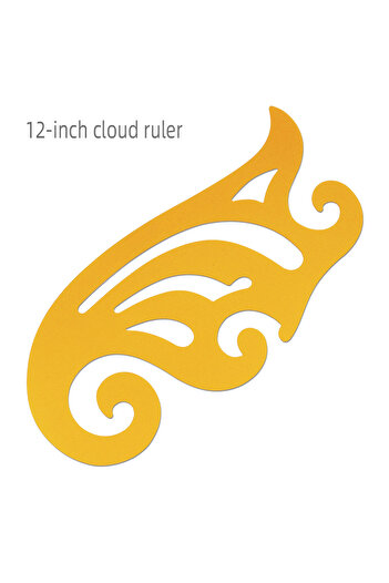 Choice 30cm Empire sewing ruler and French curve, used for pattern making drafting, transparent plastic fas