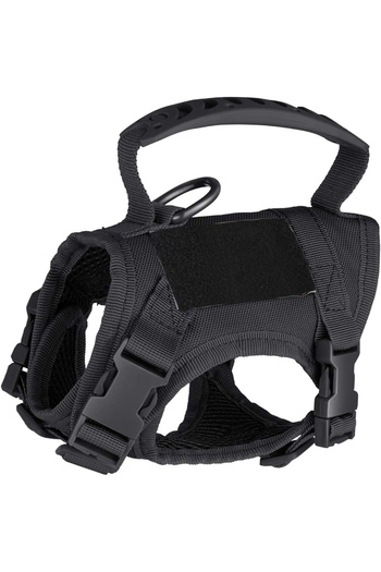 Choice S black 600D Cat Tactical Vest Pet Chest Strap Vest Type Puppy Cat Training Clothing Small Dog Vest