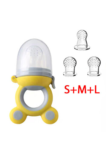 Choice TD1208D-S-M-L Baby Teether Nipple Fruit Food Feeder For New BornSilicona Teethers Fresh Food Nibbler