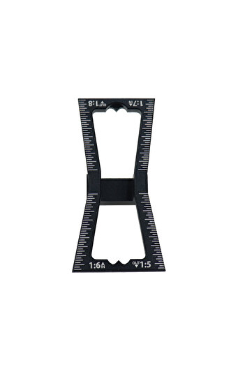 Choice1 Type-B Woodworking Dovetail Marker Aluminum Alloy Dovetail Marking Template Jig 1:5 &1:8 Wood Joint