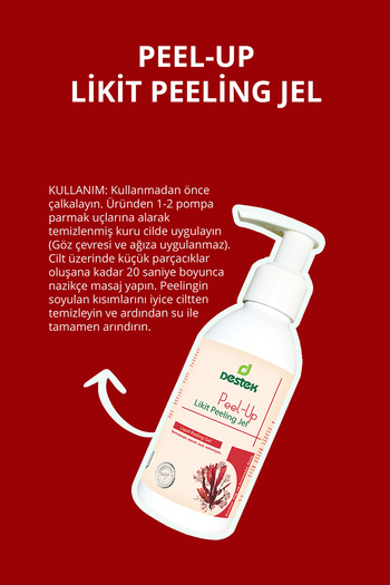 Destek Besleyici Arındırıcı Sıvı Peeling 150 ml (EL/YÜZ/VÜCUT)