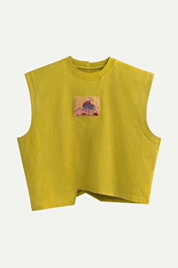 KAFT Γυναικείο Crop Singlet - Igami - Moss