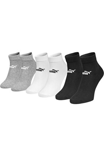 Puma Elements Unisex Gray Casual Style Socks 94710809