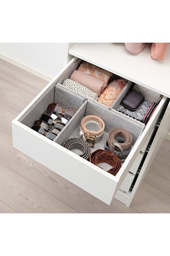 IKEA Komplement Box, Set Of 4, Light Grey, 40 X 54 Cm