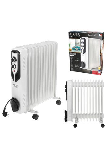 adler Calorifer electric cu ulei Adler AD7817, 2500 W, 11 elementi (Alb)