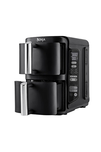 NINJA Ninja DoubleStack SL300EU hot air fryer, 7.6 l, 2470 W, 2 ceramic coated plates, 6 programs