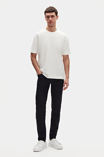 Twn Relaxed Fit Ekru Jakar Desenli T-Shirt