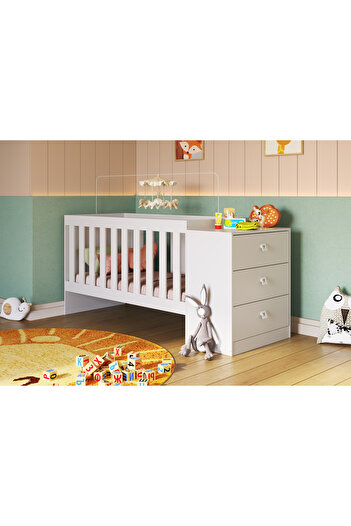 Art In Móveis Children's bed with side cabinets for children's rooms and home 3 169*79.4*63