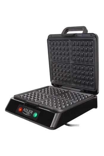 adler Waffle Maker Adler AD3036, 1300W, Silver