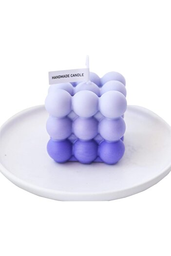 Generic Cloud Bubble Ombre Candle, Fresh Water Scented Soy Wax Home Decoration Colorful Candle