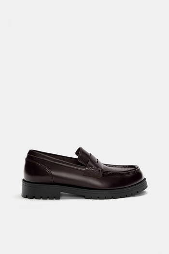 Pull & Bear Burgundy loafers