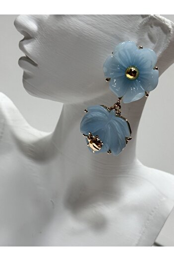 MFM STORE Flower Dangle Earrings